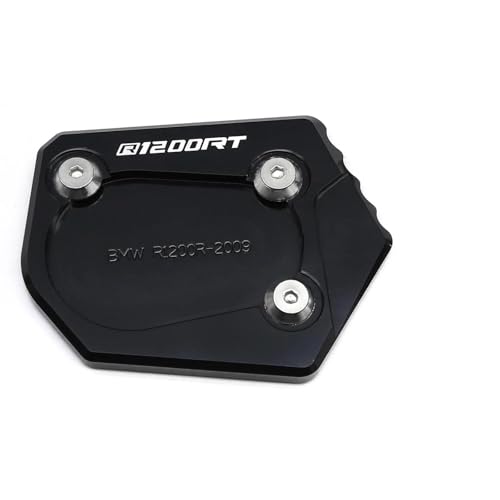 に適合するR1200RT 2005-2013 CNC オートバイサイドスタンドキックスタンドサイドスタンド延長プレートパッドアルミニウム