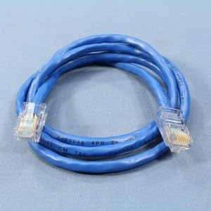 #US 52455-3BL Blue Cat5 3ft Ethernet LAN Patch Cord Network Data Cable 50pcs