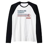 Karoline Leavitt 2028 for President Patriotic Campaign Raglan Baseball Tee