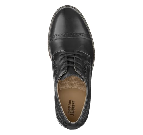 Johnston & Murphy Big Kid Conard Cap Toe Boys Lace-Up Dress Shoe3