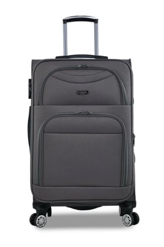 Fossil Unisex Kumaş Orta Boy Valiz, fsl010, GRİ, Üniseks Yetişkin