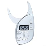 medidor de grasa corporal omron bf-306 【Fácil de usar】: con un mango de presión antideslizante y una pantalla LCD, este analizador de prueba de pliegues cutáneos está diseñado para facilitar su uso, lo que permite una lectura rápida y sencilla de todas las estadísticas básicas, asegurando una experiencia de medición eficiente y sin complicaciones.
