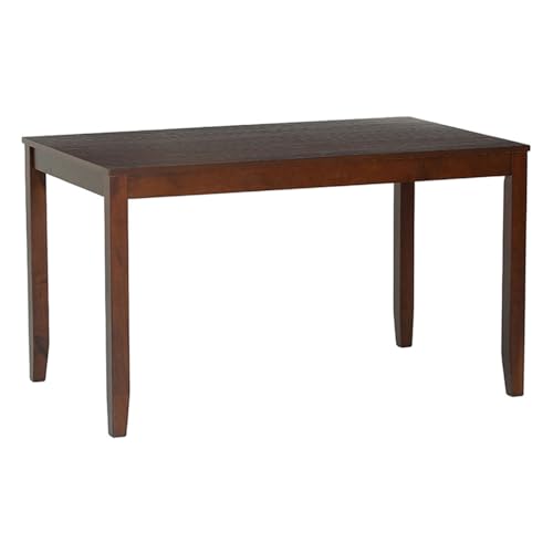 Image of Royaloak Muar Malaysian 4 Seater Dining Table Set | Mindy Veneer Table Top | Solid Wood | Cushioned Seats | Tapered Design Legs | Dining Table 4 Seater