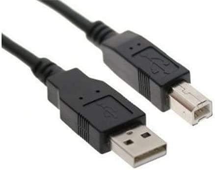 iMBAPrice 10 Feet Long USB 2.0 Printer and Scanner Cable for Canon PIXMA MX922 MG5420 MG2220 MX452 MG3220 MG3520 MG7120 MX522 MG5520 MG6320 MG3222 MG7120 MX8920 PRO-100 SELPHY CP900 CP910 - Black