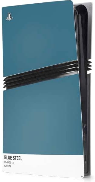 Skinit Decal Gaming Skin Compatible with PS5 Pro Console - Bluesteel Color Palette Design