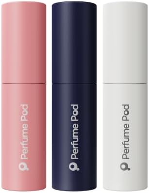 Perfume Pod TANGO Travel Perfume Atomizer Bundle, 3 Pack, Pink, Blue and White image 2