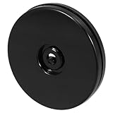 Cabilock Drehbarer Präsentationsständer 200mm aus Kunststoff mit 786 Lagerfuß Schwarzer Drehbarer Esstischständer für Speisekarten und Küchenorganisation 360° Drehbar Stabil und