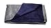 PetBed4Less Premium 100% Waterproof Silky Soft Throw Dog Blanket Cat Blanket with Reversible Duo Layers (Blue/Gray, 55 by 47 inches)