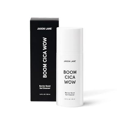 Centella Face Wash for Men Skin Care: BOOM CICA WOW Mens Face Wash Korean Barrier Boost Hydrating Gel Cleanser for Oily, Dry, Acne Prone Skin, Unisex Daily Facial Cleanser, Hyaluronic Acid & Green Tea
