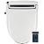 BidetMate 2000 Series Electric Bidet Heated Smart Toilet Seat with Unlimited Heated Water, Wireless Remote, Deodorizer, and Warm Air Dryer - Adjustable and Self-Cleaning - Fits Elongated Toilets