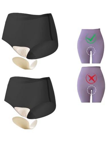 Image of Seamless Anti Embarrassment Workout Underwear | No-Show Invisible Thongs, Smooth Contour Proof Intimates, Cameltoe Concealer Clothing Layer