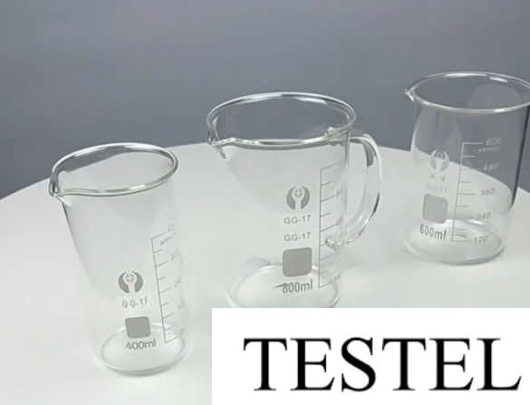 Generic 3pc Set Beaker Measuring Cups Measure Cups Liquid Measuring Cups Scale Measuring Cup Measuring Tools Baking Measure Cup Glass for Chemicals, Rubbing Alcohol, & More TESTEL