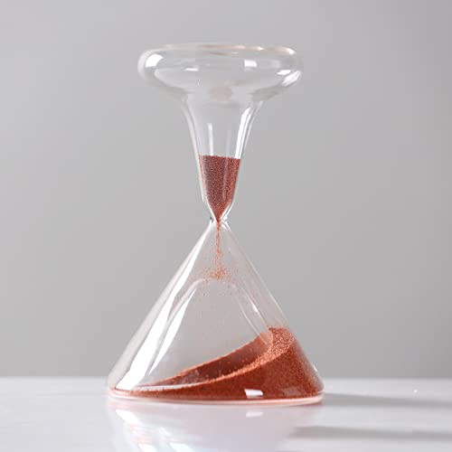 Creativo Romántico Moda Copa de vino Forma de vidrio Reloj de arena Reloj de arena Temporizador Escritorio en casa Decoración Cocina Cuenta regresiva Uso Regalo de cumpleaños de Navidad (1 minuto) Cover