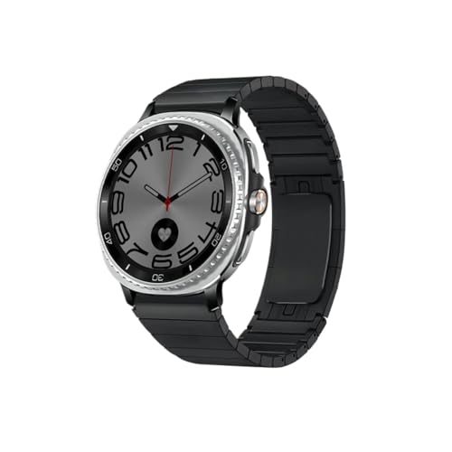 �ɓK������Samsung Galaxy Watch 8 44mm/40mm/8 Classic 46mm /Ultra 2025 47mm�ɓK������N�C�b�N�m�[�M���b�v�X�g���b�v(Black,For Galaxy Watch 7 47mm)