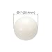 uxcell 1-inch PA Nylon Solid Plastic Balls, Precision Bearing Ball 2pcs