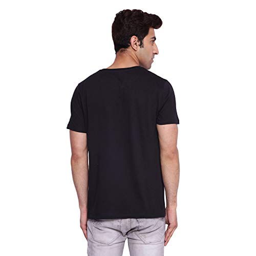 Image of Men's Regular Fit Round Neck Short Sleeves Knitted T-Shirt