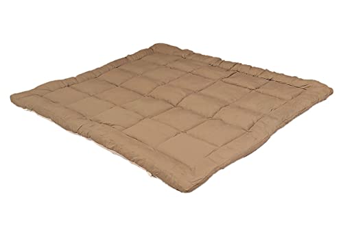 Image of Rajasthan Crafts Ultra Soft Microfiber Mattress Topper /Padding (Small Single Bed (36inch x 72inch), Beige)