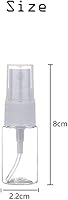 Vista 4 de Mini botella de espray de niebla fina, de plástico transparente, recargable y reutilizable, atomizador, contenedor de líquido para viajes