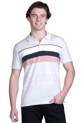Image of SANE ORIGINALS Polo T-Shirt for Men with Pocket || Striped Polo for Men