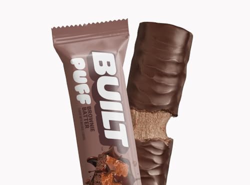 BUILT Puff Protein Bars, Brownie Batter, 17g Protein - 12 Count — view 6
