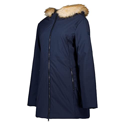 CMP Softshell long coat synthetic fur, Woman