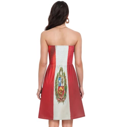 Robe d'été drapeau Pérou GuoChe de la maison aux rendez-vous