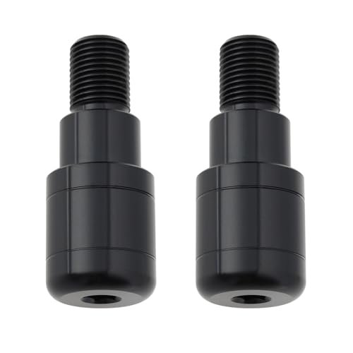 Embouts de guidon de moto M16 x 28 mm pour Yamaha MT07 MT09 noir x2