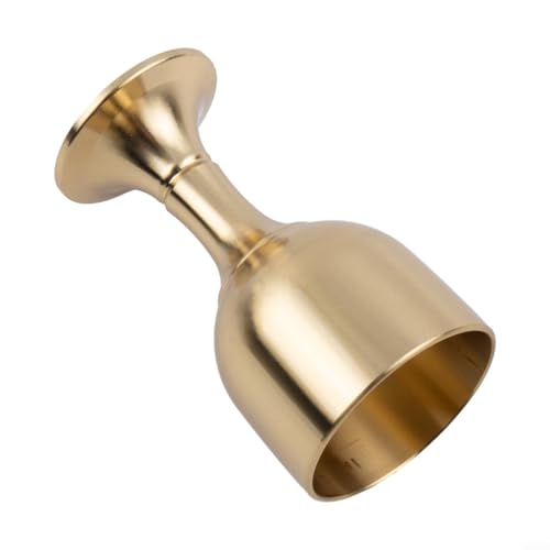 NbgrvB Copa de vino de latón de metal vintage de 15 ml para fiesta, bar, operación, hogar, con capacidad de 30 ml, taza de tono dorado, compatible con bebidas de licor de vino (S)