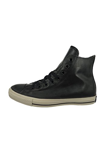 Image of Converse Adult Rubber Chuck Taylor All Star Shoes, Size: 11.5 D(M) US Mens / 13.5 B(M) US Womens, Color: Black /Black /Papyrus, Black, 13.5 Women /11.5 Men