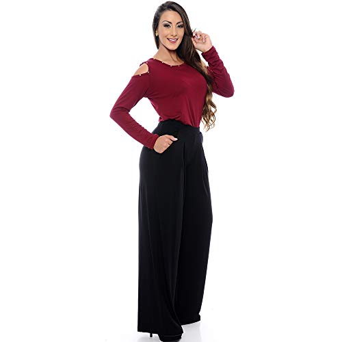 Calça B'Bonnie Pantalona Elis Preta