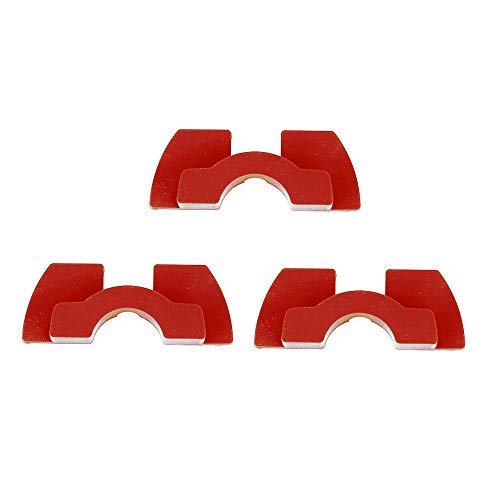 Chuancheng 3Pcs Red Rubber Vibration Dampers, Avoid Damping Rubber for Xiaomi M365 Electric Scooter Replacement Part Accessory