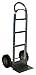 Lockwood 2000 Series Aluminum Hand Truck with Kickback Handle, Semi-Pneumatic Wheels, 500 lbs Load Capacity, 50" Height, 18" Length x 7-1/2" Width