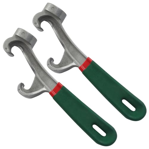 Wawory 2Pcs Bucket Opener Tool, 5 Gallon, 8.3 Inch, Aluminum