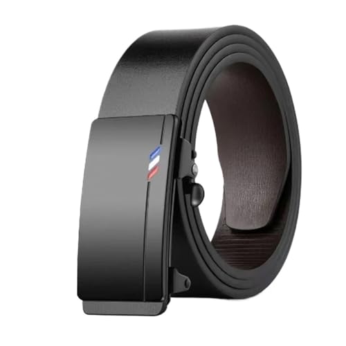 Belts Belt Men Mens Belts Quality Genuine Luxury Leather Belt For Men Belt Male Strap Male Metal Automatic Buckle(110cm,A)