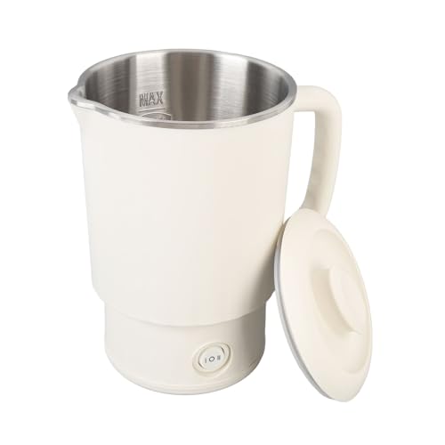 Tetera eléctrica portátil acero inoxidable 600ML plegable miniatura 5