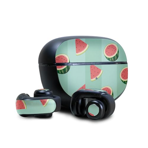 Image of Headphone Skin Compatible with Bose Ultra Open Earbuds - Watermelon Patch - Premium 3M Vinyl Protective Wrap Decal Cover - Easy to Apply | Crafted in The USA by MightySkins