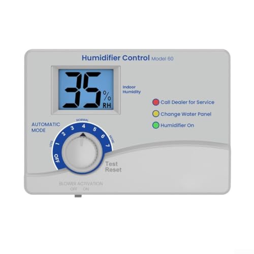 Whole House Automatic Digital Humidifier Control Unit with Constant Humidistat for Maintaining Optimal Indoor Humidity