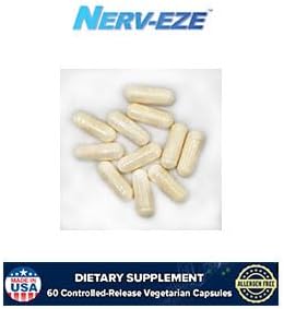 Miniatura 5 de Suplemento de apoyo nervioso, 60 cápsulas vegetarianas, con CoQ10, vitaminas B, zinc, magnesio, ácido alfa lipoico y más para la salud nerviosa y