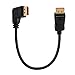 ALYYDBG 8K@60Hz 90 Degree Angled DP 1.4 Cable Male to Male Right Angle Displayport 1.4 Cable Support 8K@60Hz, 4K@144Hz, 1080P@240Hz 6FT/1.8M