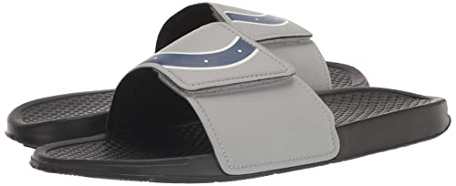 Image of FOCO mens NFL Team Cropped Big Logo Shower Sport Slide Flip Flop Sandals | Casual Sandals