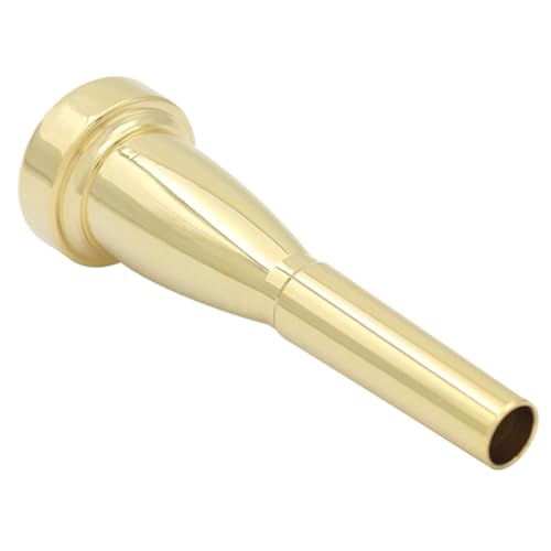 Yardwe Trumpet Replacement Metal Instrument Supplies Smooth Surface Comfortable to Blow Suitable for Marching Band Performance
