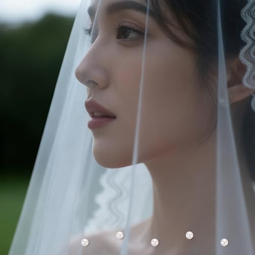Pesas de Velo Magnéticas con Perlas para Novias e Invitadas 7