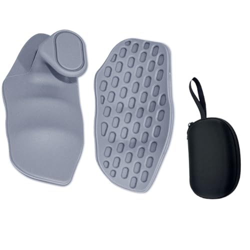 Uitndvyte 2lots - Cómoda caja de empuñaduras de goma portátil con caja de almacenamiento, equipo de entrenamiento unisex