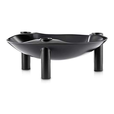 Stoff Nagel Fabric Nail Bowl, Metal, Black, 5.6 x 13.8 cm Cover