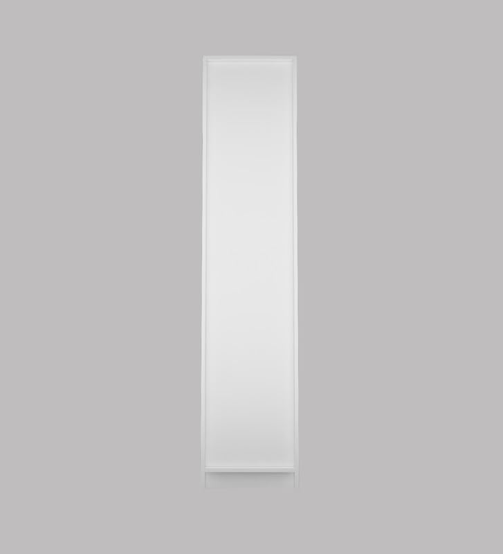 Image of Sonic Multipurpose 1-Door Wardrobe | Engineered Wood | 4 Spacious Shelves & Drawer | White Finish | Compact & Durable | Easy Knock-Down Assembly