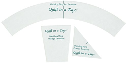 Modèles double bague de mariage acrylique pour patchwork quilt