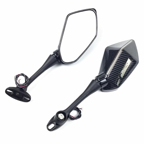 Espejos con luz señal giro de repuesto para solucionar vibraciones en carenado de Honda CBR