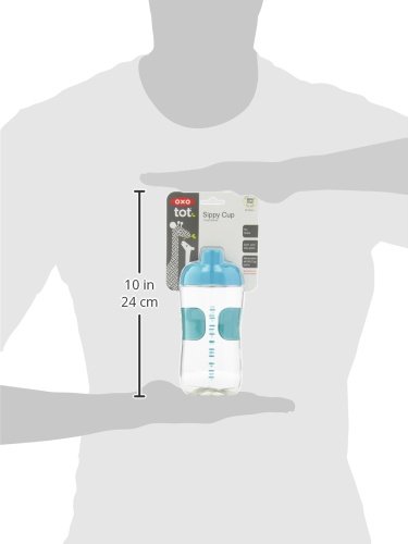 OXO Tot Sippy Cup with Leakproof Valve (11 oz.) Aqua