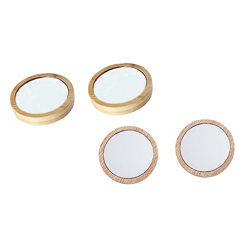 FRCOLOR 8 espejos redondos portátiles para maquillaje miniatura 5