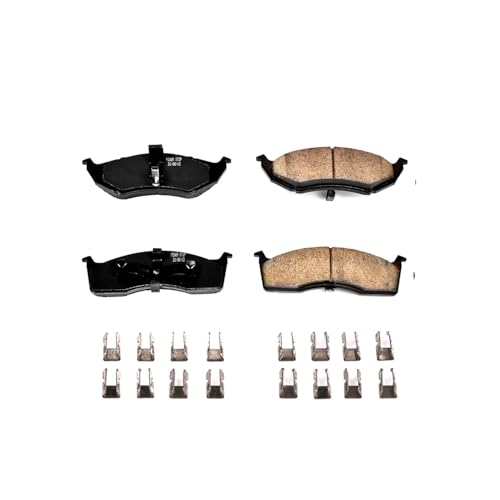 Image of PowerStop Front Brake Pads for Chrysler 300M 1999-04 |Concorde 1998-04 |Intrepid 1998-04 |Dodge Intrepid 1998-04 |Neon 2000-05 - Z17 Ceramic Brake Pads with Installation Hardware, 17-730